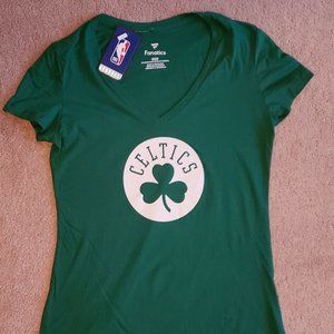 Boston Celtics Basketball T- Shirt Women's Size M